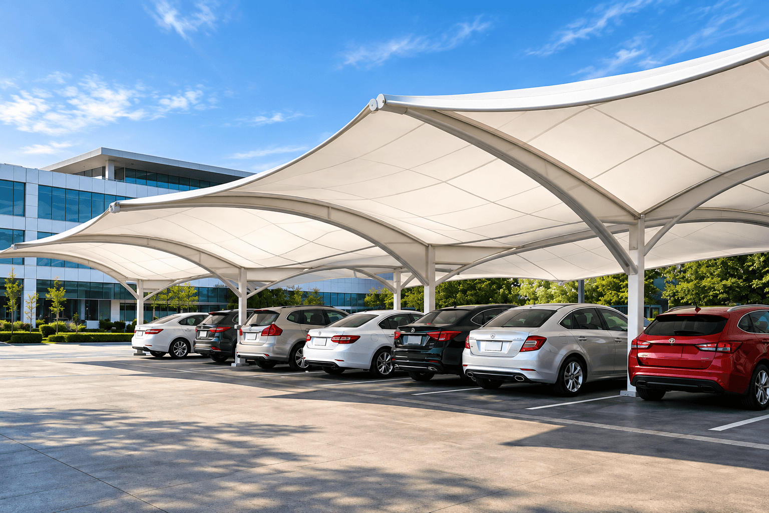 Industrial Car Parking Shades