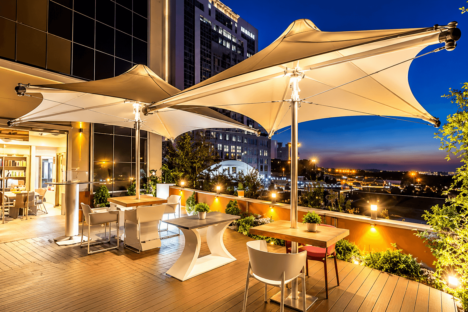 Outdoor Shades for Hotels & Resorts